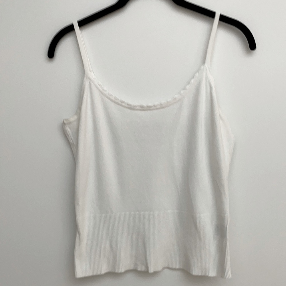 White stretchy camisole